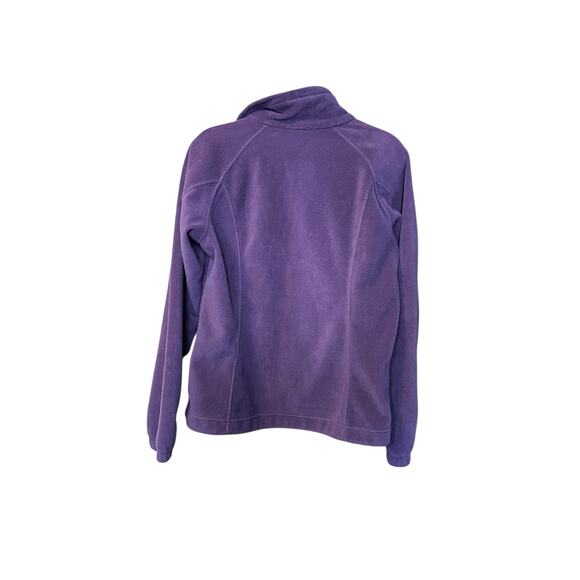 Columbia Women’s Purple Fleece Jacket – Size M - Picture 4 of 7